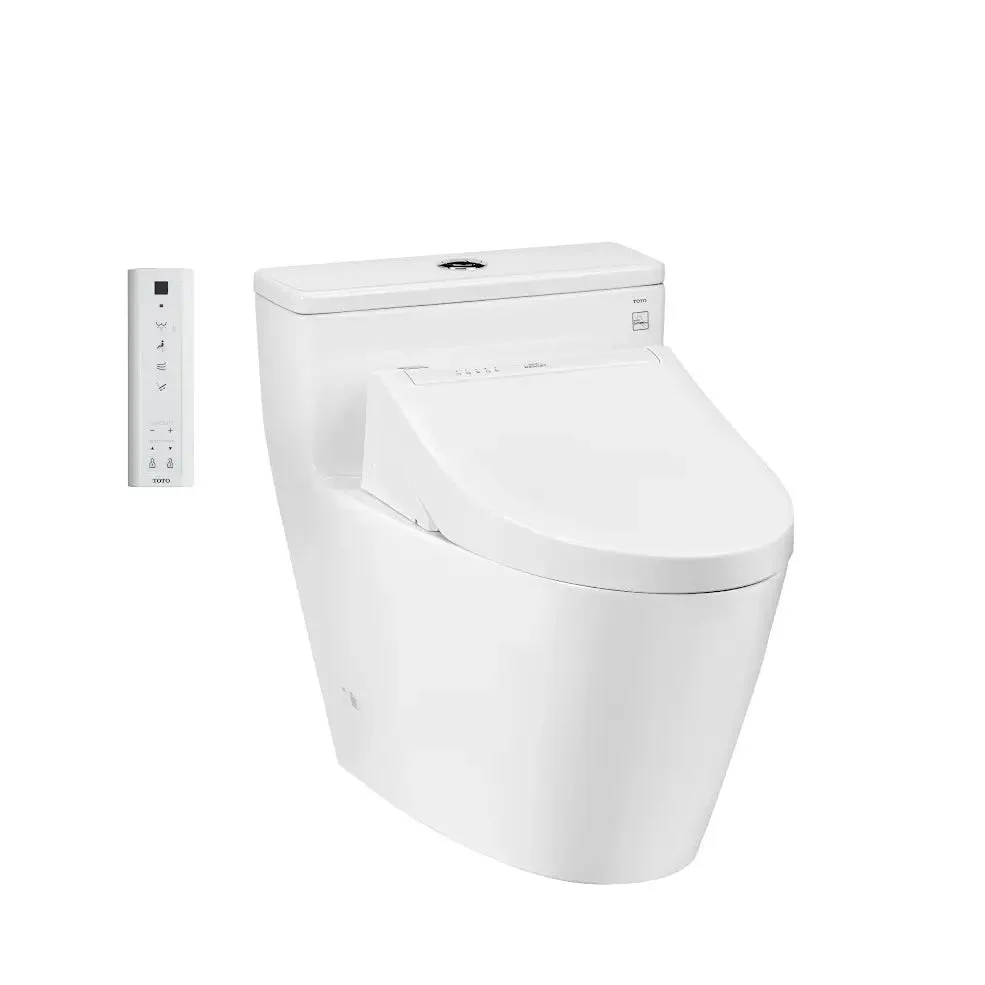 [DSC-MS625CDW15XW] Bàn cầu 1 khối kèm nắp rửa điện tử WASHLET dòng C5 TCF24460AAA MS625CDW15XW