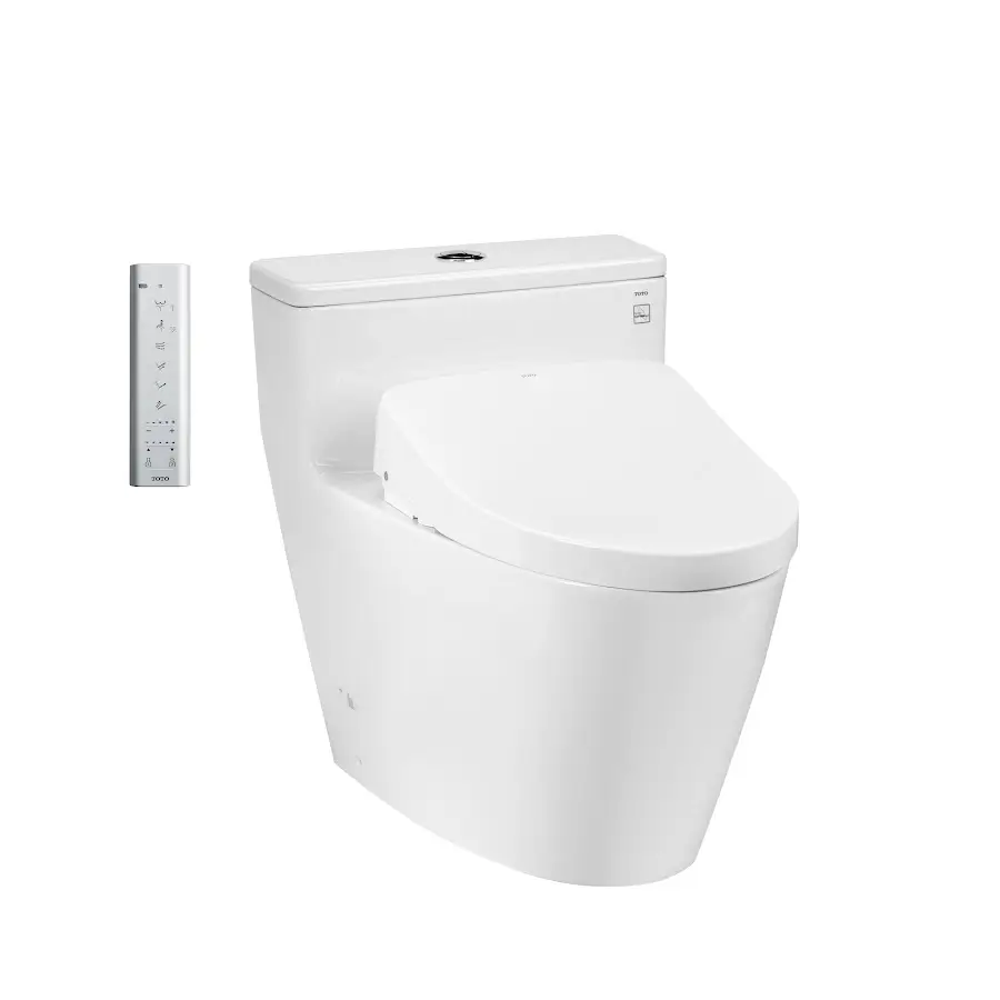 [DSC-MS625DW11XW] Bàn cầu 1 khối kèm nắp rửa điện tử WASHLET dòng S7 TCF4911Z MS625DW11XW