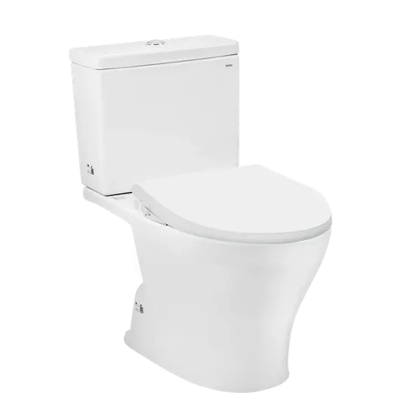 [DSC-CS326DE4XW] Bàn cầu 2 khối kèm nắp rửa cơ ECOWASHER TCW1211A CS326DE4XW