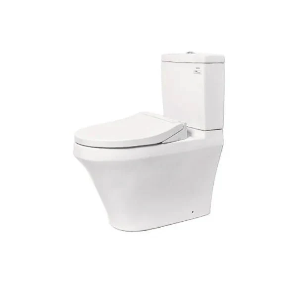 [DSC-CS945PDE2W] Bàn cầu hai khối, nắp đóng êm kèm vòi rửa nước lạnh TCW07S CS945PDE2W