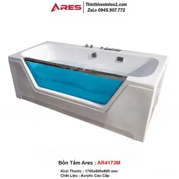 [DSC-AR4173M] Bồn tắm Ares ACRYLIC cao cấp AR4173M