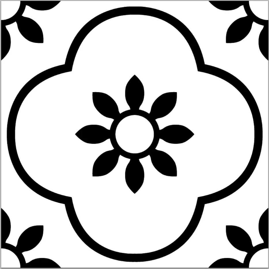 Gạch Bông 300x300 mm Men Matt 3203