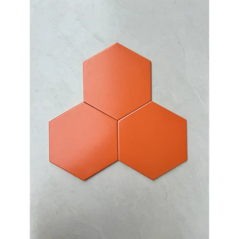 [DSC-MHB23203] Gạch Bông Lục Giác màu cam 200x230mm MHB 23203