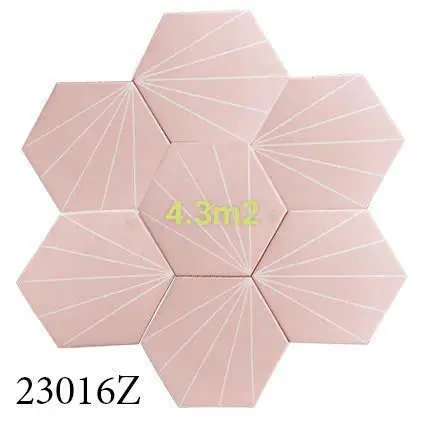 [DSC-23016] Gạch Bông Lục Giác 230x200x115 mã 23016