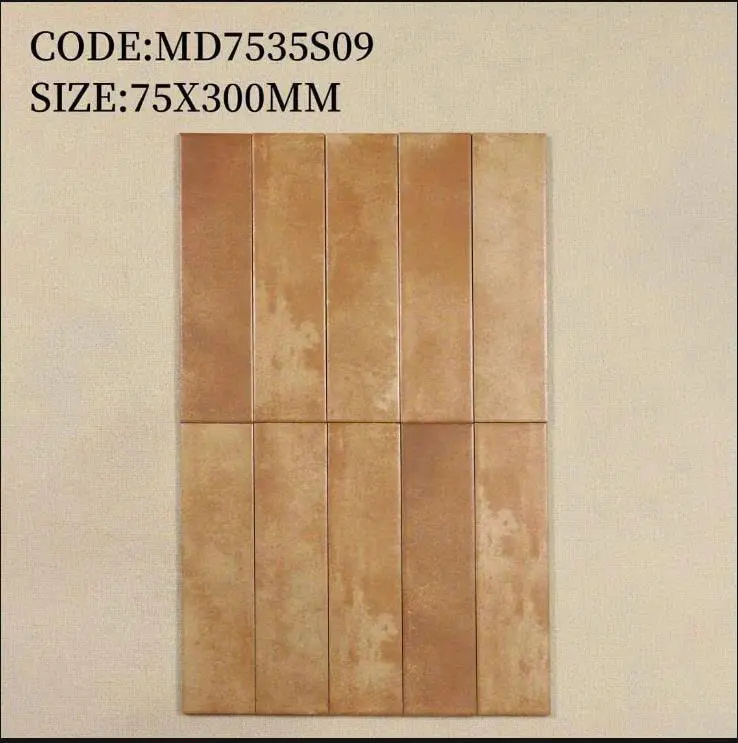 [DSC-MD7535S09] Gạch Thẻ Porcelain 75x300mm Men Matt Loang Màu MD7535S09 (1h/1m/44v/19.5kg)