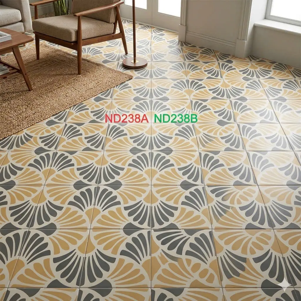 [DSC-XS2012B (( ND238B)] Gạch bông 200x200 mm mã Xs2012B/ ND238B