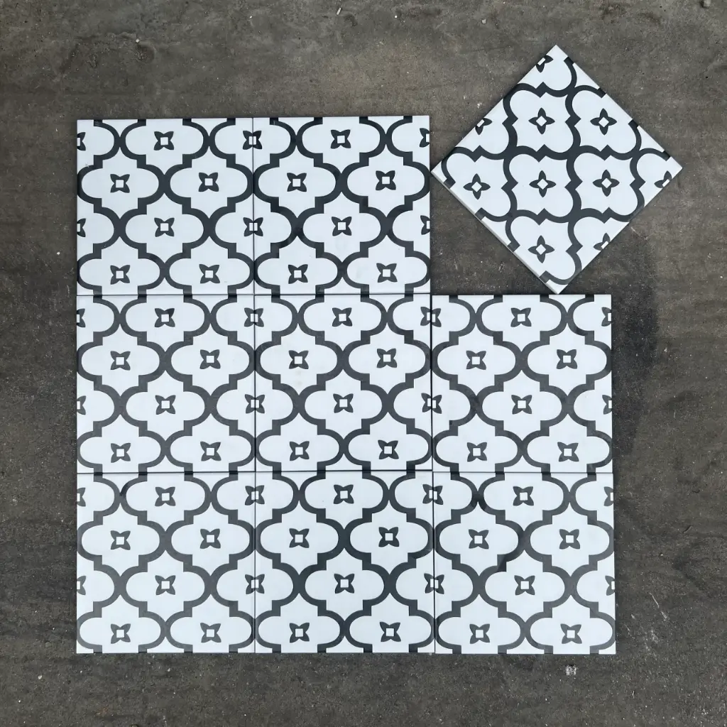 [DSC-DS2904] Gạch bông TQ, KT 200x200 mm, Xương Porcelain mặt mờ mã DS2904,1h/1m/25v