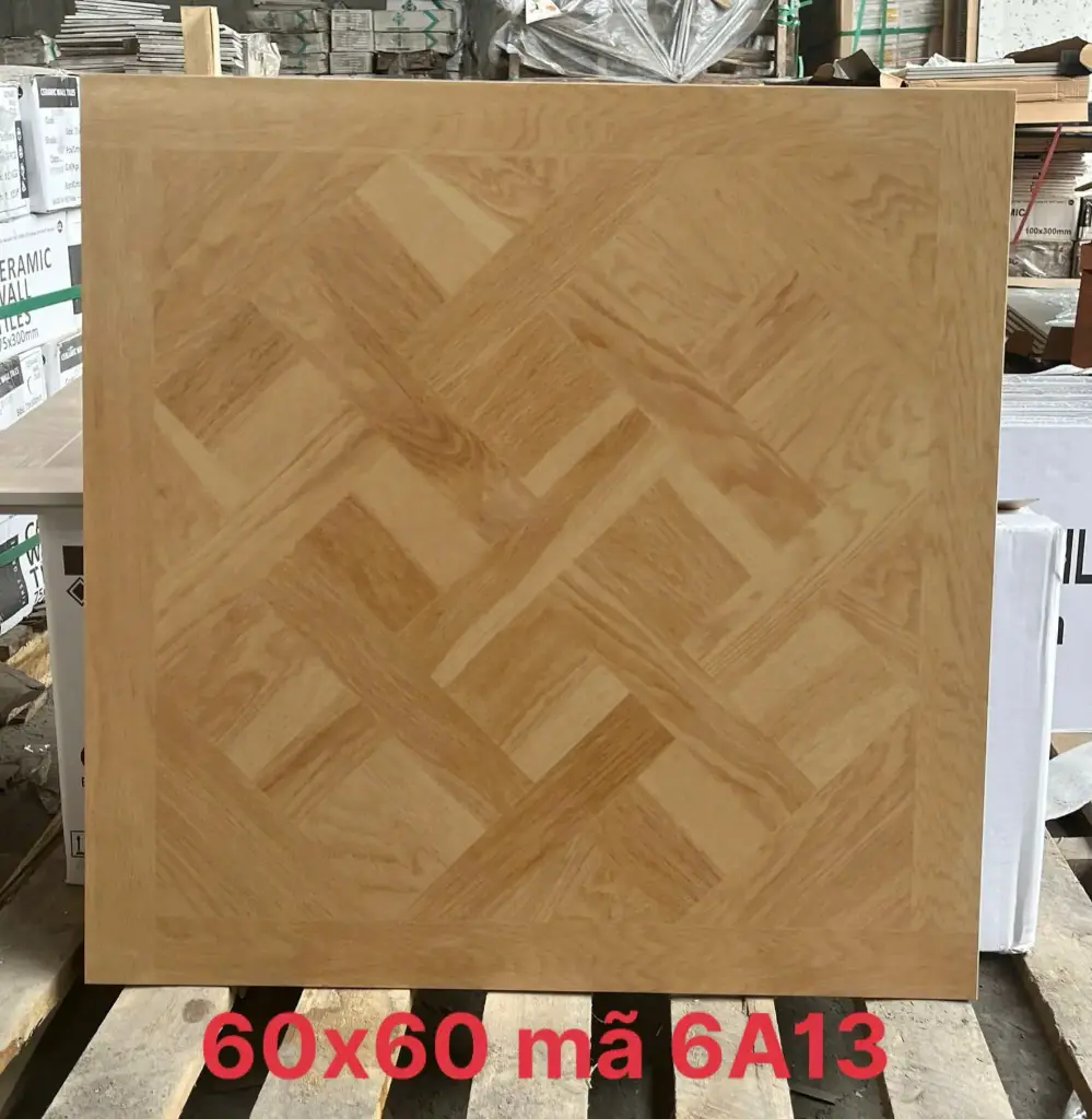 [DSC-6A13] Gạch giả gỗ kích thước 600x600mm mã 6A13