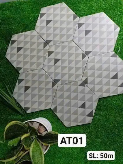 Gạch lục giác đơn 200x230x115mm mã AT01