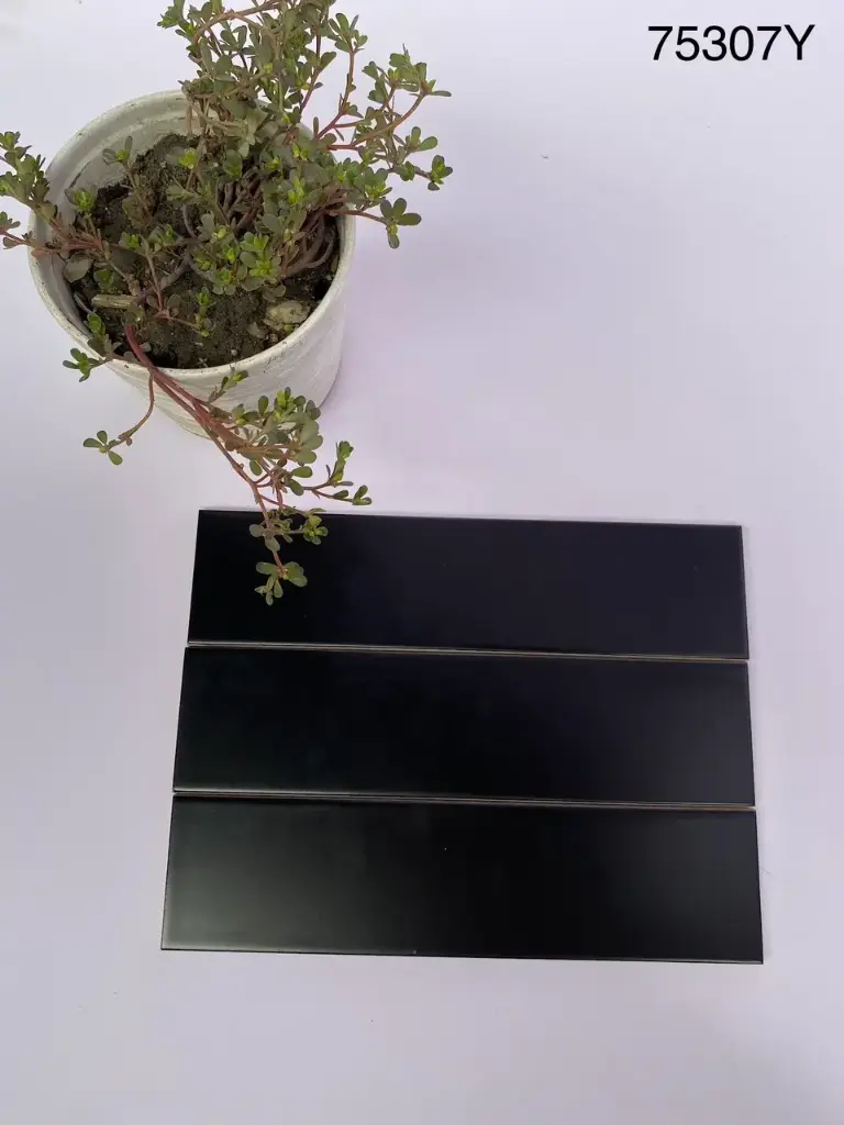 [DSC-457368435 (75307M)] Gạch thẻ 75x300mm đen mờ mã 68435 (75307M)