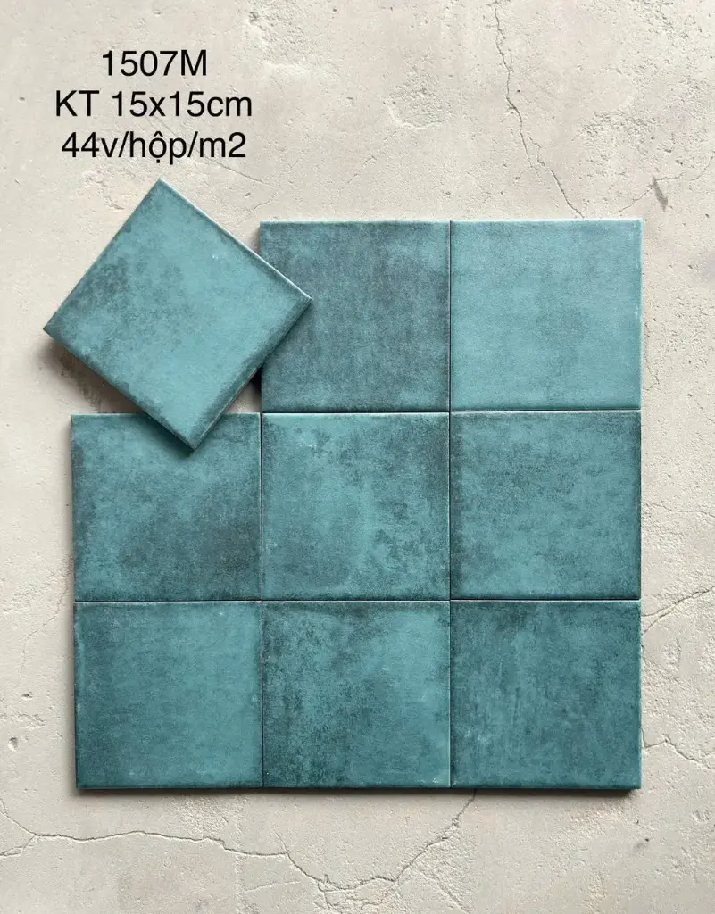 [DSC-LNA1507M7] Gạch thẻ Porcelain mờ lượn KT 150x150 mm mã LNA1507M (1h/1m/44v/17.5kg)