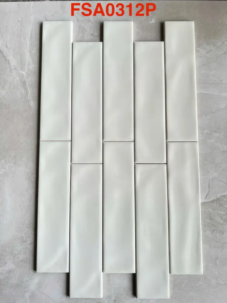 [DSC-FSA0312P] Gạch thẻ Việt Nam KT 75x300 mmxám bóng lượn loại 1 mã FSA0312P