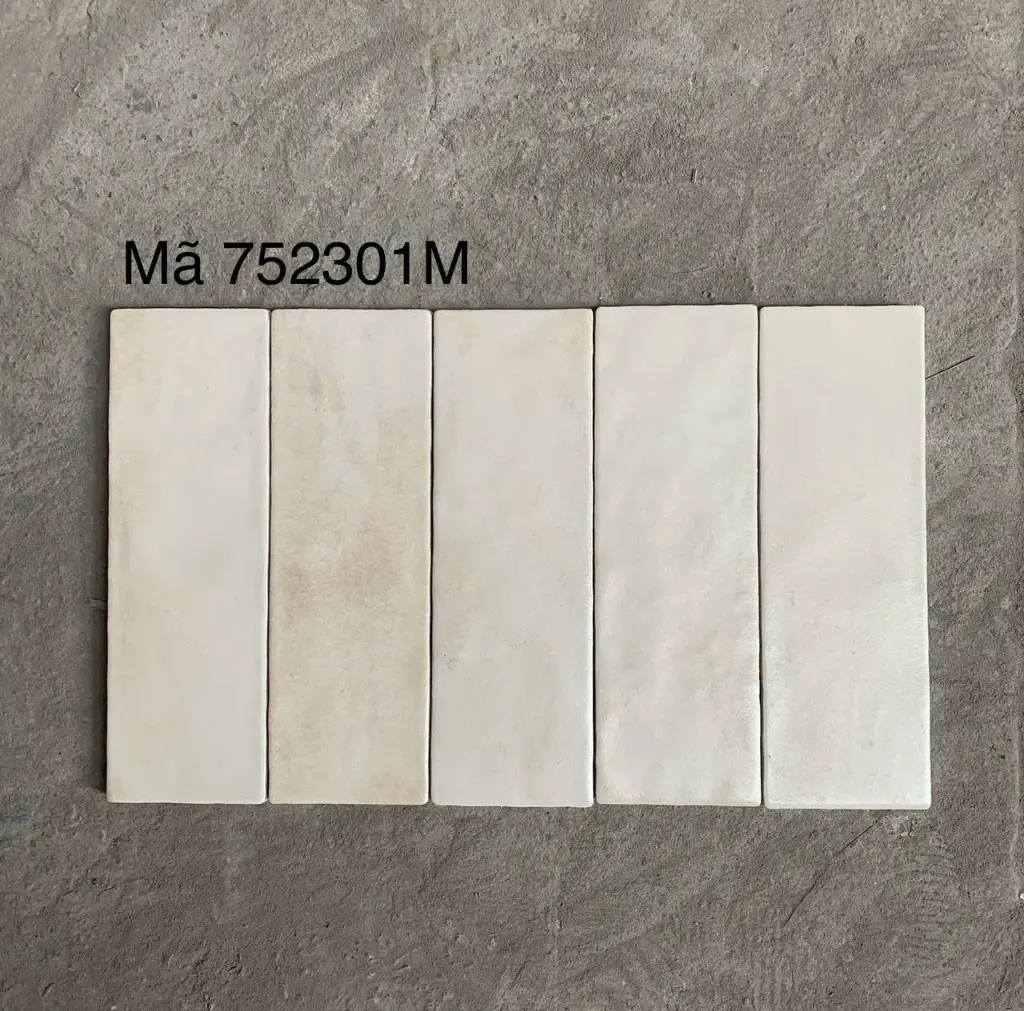 [DSC-LAN752301M] Gạch thẻ be men mờ KT 75x230mm (1h/0.97m/56v/17.5kg) mã LAN752301M