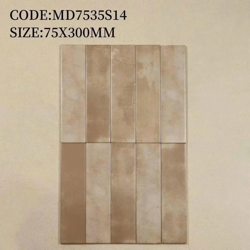 [DSC-MD7535S14] Gạch thẻ porcelain 75x300mm mã MD7535S14 (1h/1m/44v/19.5kg)