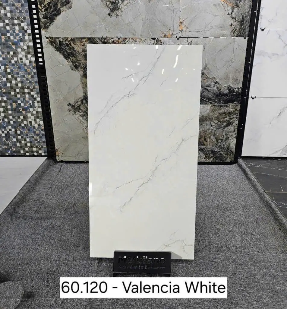 [DSC-Valencia White] Gạch Ấn Độ KT 600x1200 mm Valencia White