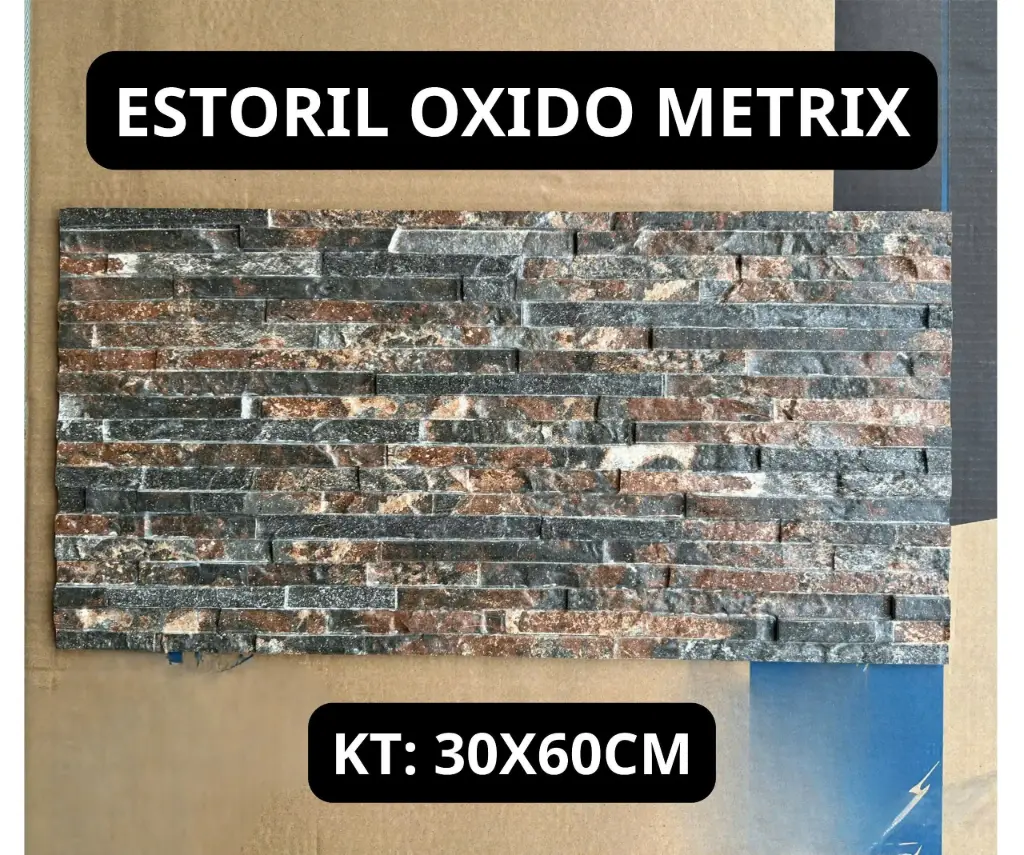 [DSC-Oxido Metrix] Gạch ấn giả đá Ấn Độ 300x600mm mã Oxido Metrix