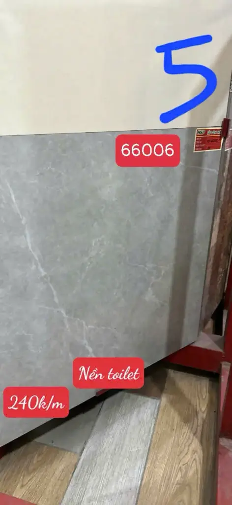 [DSC-66006] Gạch Ốp Lát 600x600mmm Matt Đen Vân Mây 66006