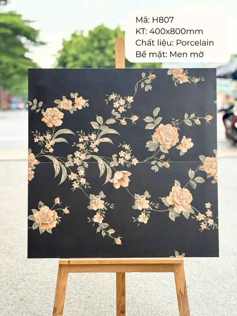 [DSC-H807] Gạch ốp lát TQ, KT 400x800 mm Xương Porcelain mặt mờ mã H807 (1thùng/ 1.92m2/ 6v/ 36,5kg)