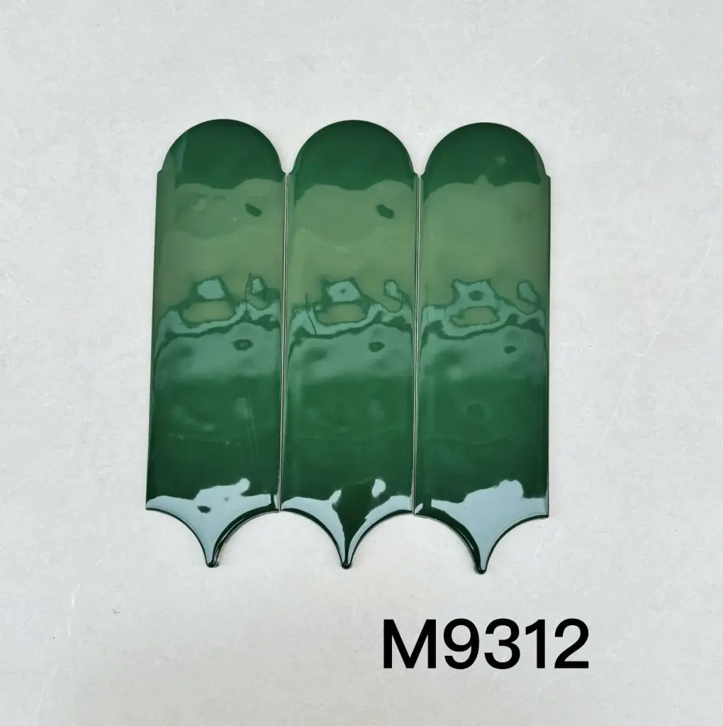 [DSC-M9312] Gạch lông vũ màu xanh bóng KT 90x308mm mã M9312(1h/1m/40v/14kg)