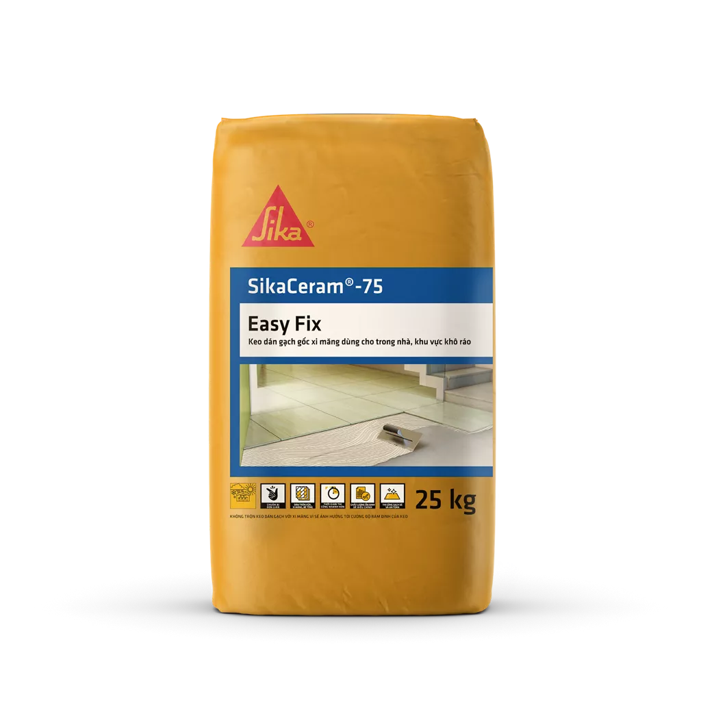[DSC-Sika Caram 75 Easy Fix] Keo dán gạch Sika Caram 75 Easy Fix