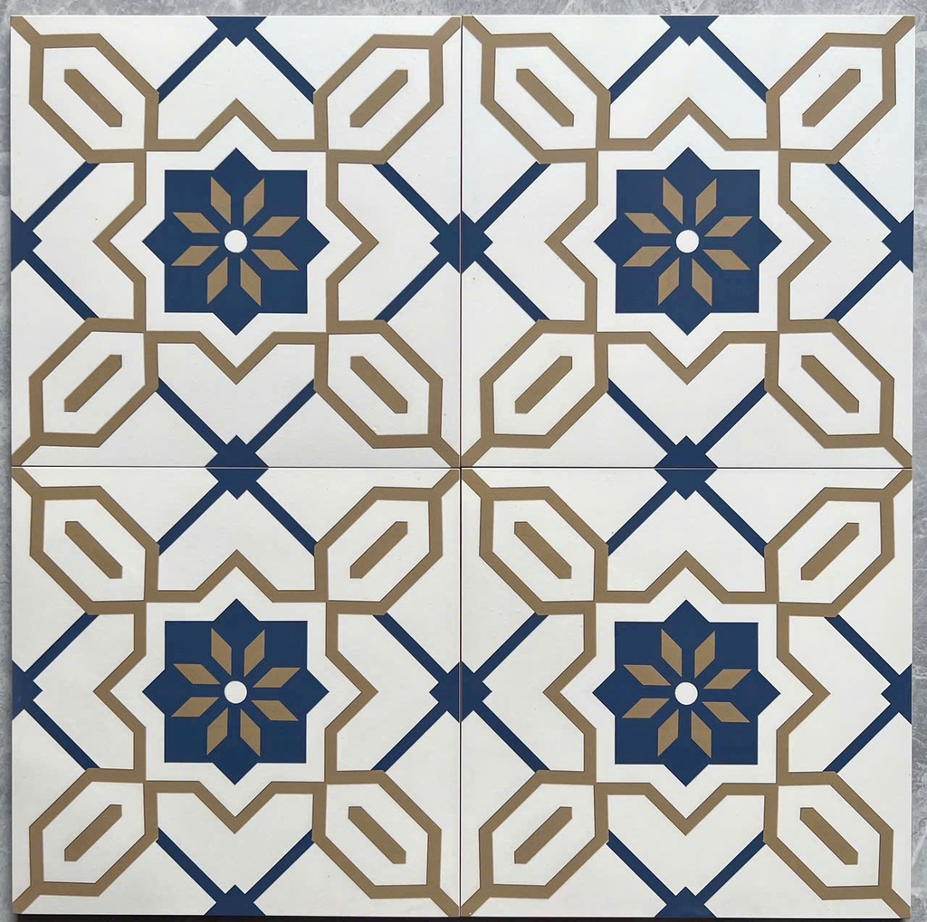 [DSC-2918]  Gạch bông TQ, KT 200x200 mm, Xương Porcelain mặt mờ mã DS2918