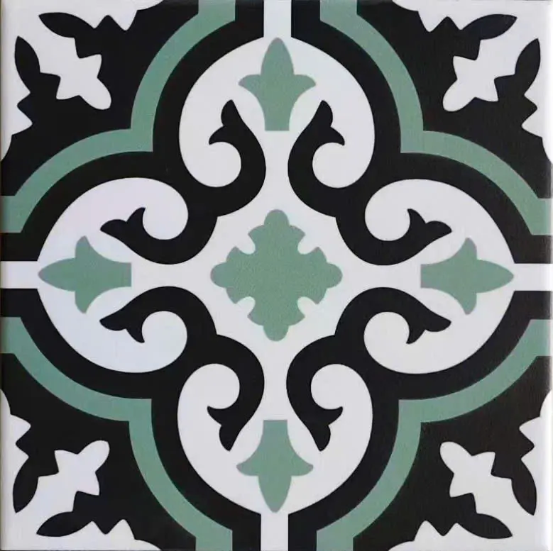 Gạch bông TQ, KT 200x200 mm, Xương Porcelain mặt mờ mã SM20420