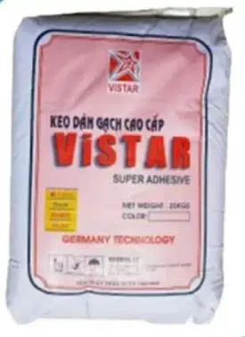 [DSC-VISTAR] Keo dán gạch màu trắng VISTAR 25kg