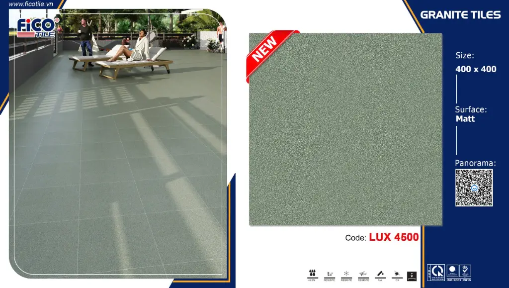 [DSC-LUX4500] Gạch ốp lát KT 400x400 mã LUX4500