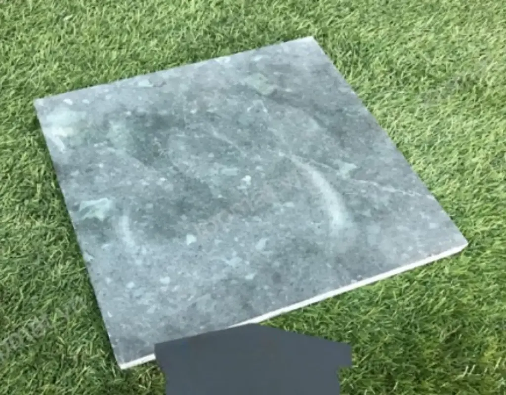 [DSC-THANHHOA404005] Lát đá vỉa hè Thanh Hoá màu xanh đen bề mặt cắt thô KT 40x40x5cm