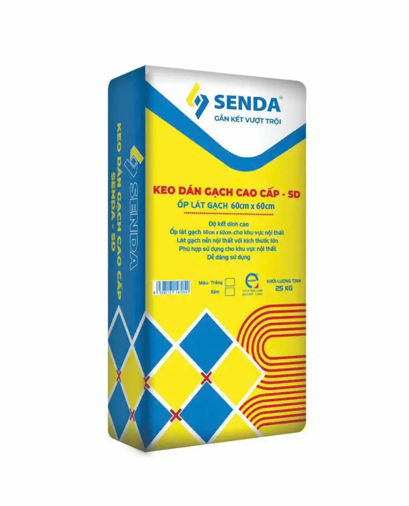[DSC-Keosenda] Keo dán gạch cao cấp màu xám bao 25ký