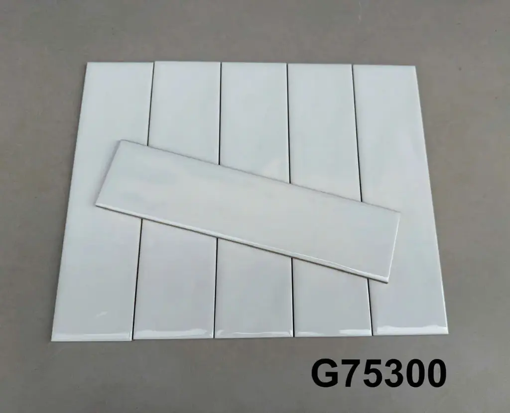 [DSC-G75300] Gạch trắng bóng lượn KT 7.5x30cm mã G75300