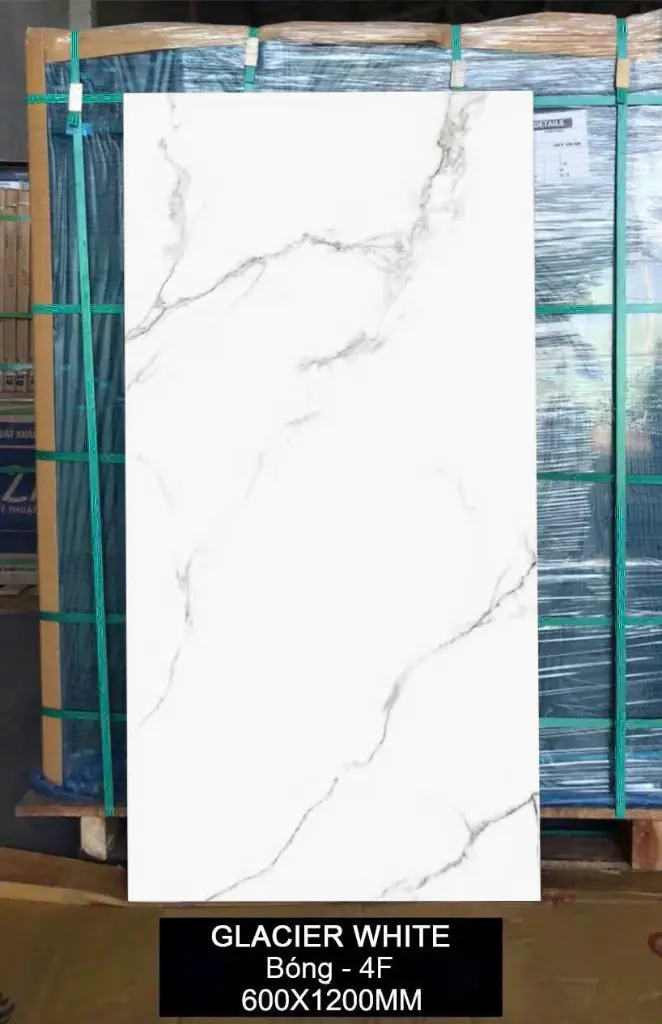 [DSC-Glacier White] Gạch ốp lát Glacier White bóng KT 60x120 cm