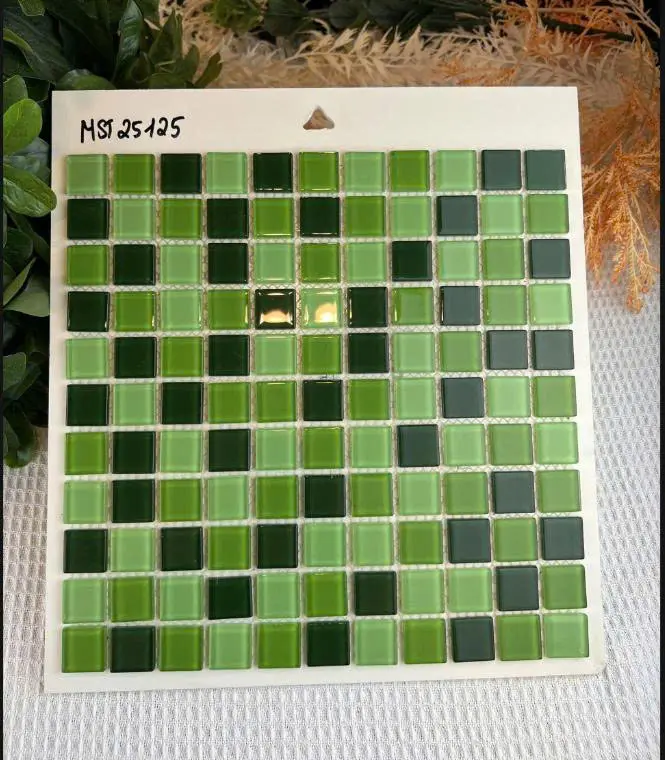 [DSC-25125] Gạch Mosaic chip Thủy tinh Mix Mã 25125