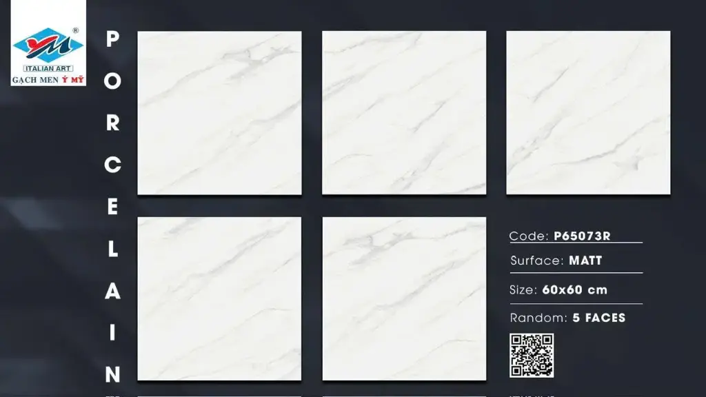 [DSC-P65073R] Gạch Lát nền KT 60x60mm Bóng 5 Face mã P65073R