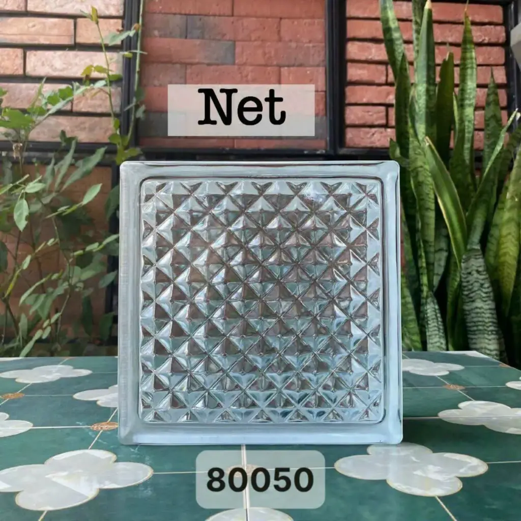 [DSC-Net 80050] Gạch kính KT 190x190 mm mã Net 80050