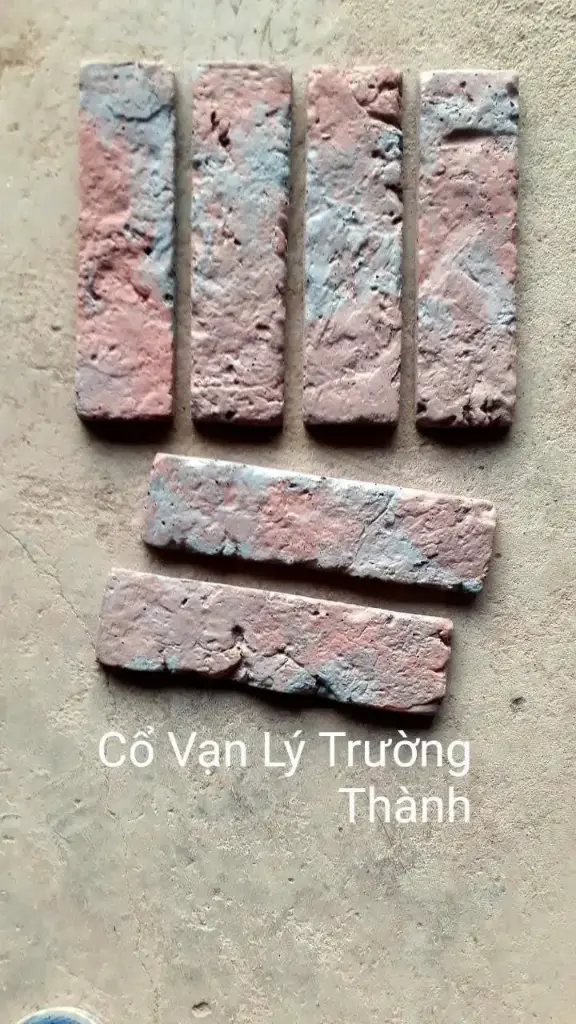 [Vạn Lý Trường Thành] Gạch thẻ giả cổ KT 5x20x1cm Vạn Lý Trường Thành