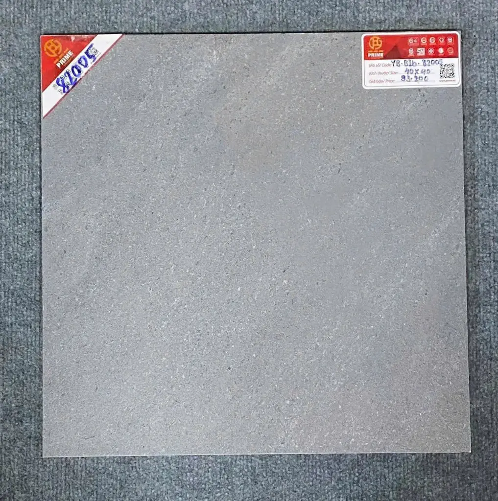 [DSC-82005] Gạch lát nền Primer xám mờ KT 400x400mm mã 82005