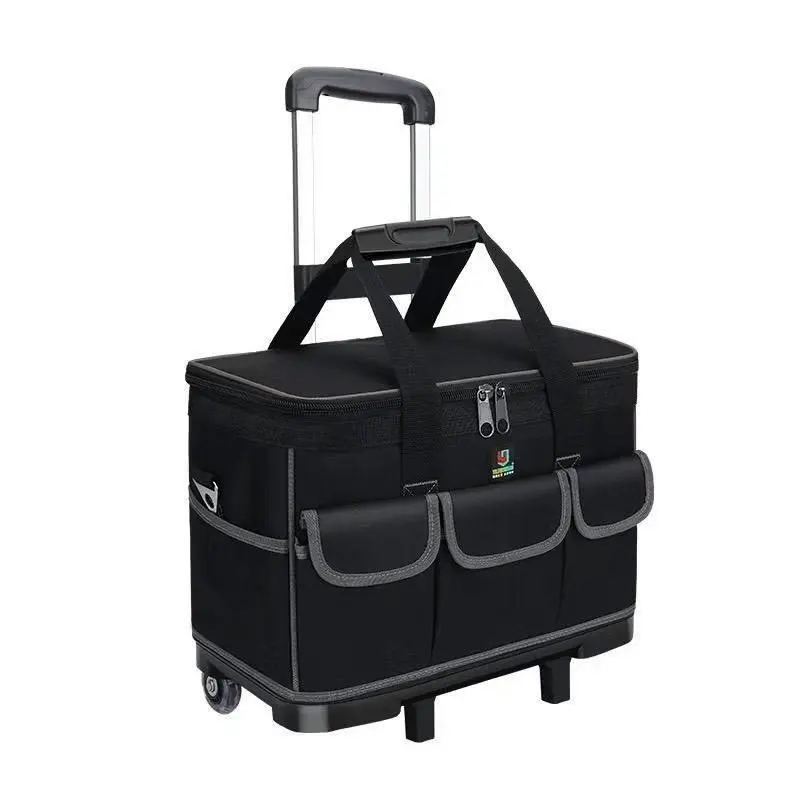 [DSC-TDDC Có bánh] Túi đựng dụng cụ đế nhựa nắp vuông 20inch có bánh xe