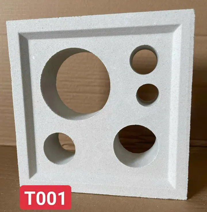 [DSC-T001] Gạch bông gió trắng 3 lỗ KT 200x200mm mã T001