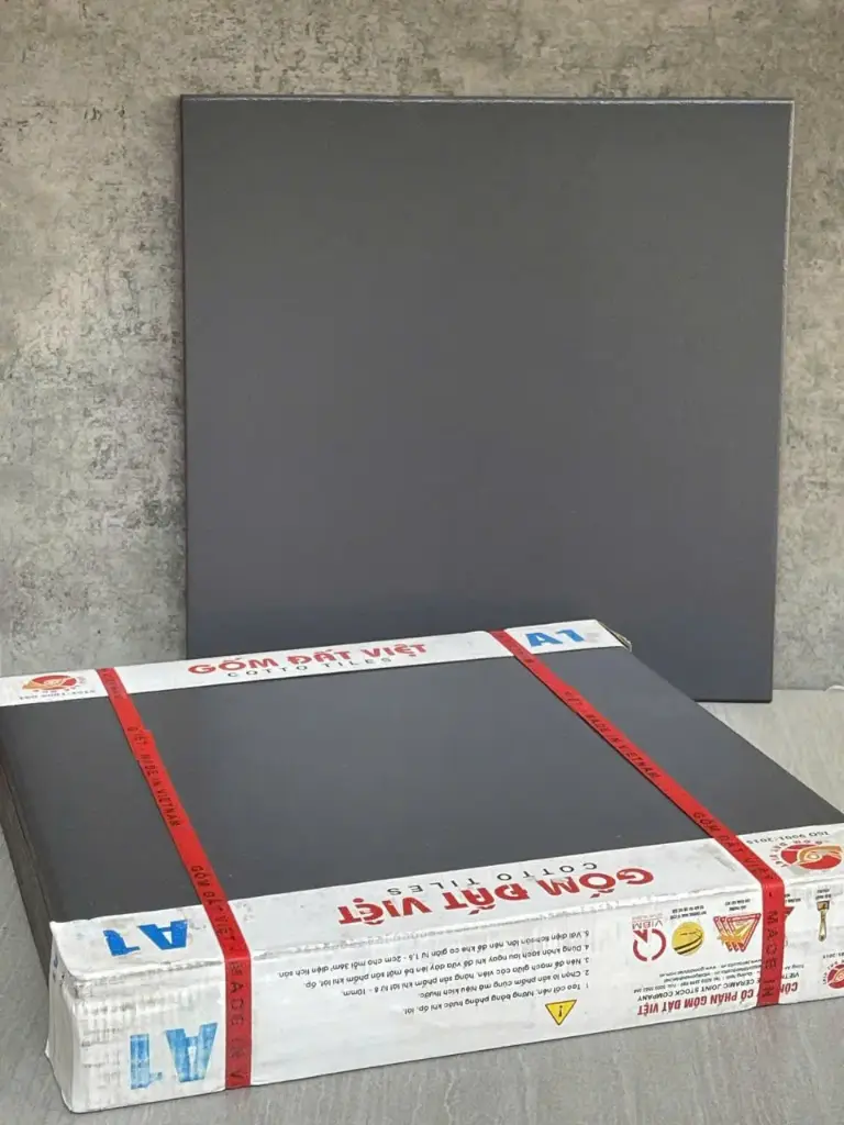[DSC-Gạch Lát Men Ghi Xám 400x400mm Đất Việt] Gạch Lát Men Ghi Xám 400x400mm Đất Việt