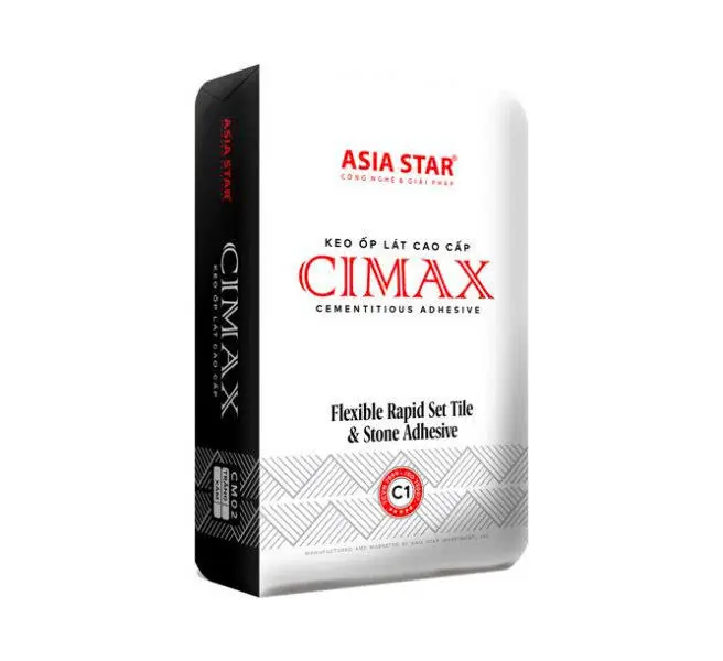 [DSC-CIMAX CM02] Keo ốp lát tiêu chuẩn CIMAX CM02 xám Bao 25kg