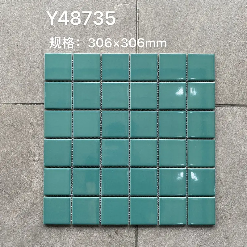 [DSC-Y48735] Gạch mosaic KT 306x306mm chip 48x48mm mã Y48735
