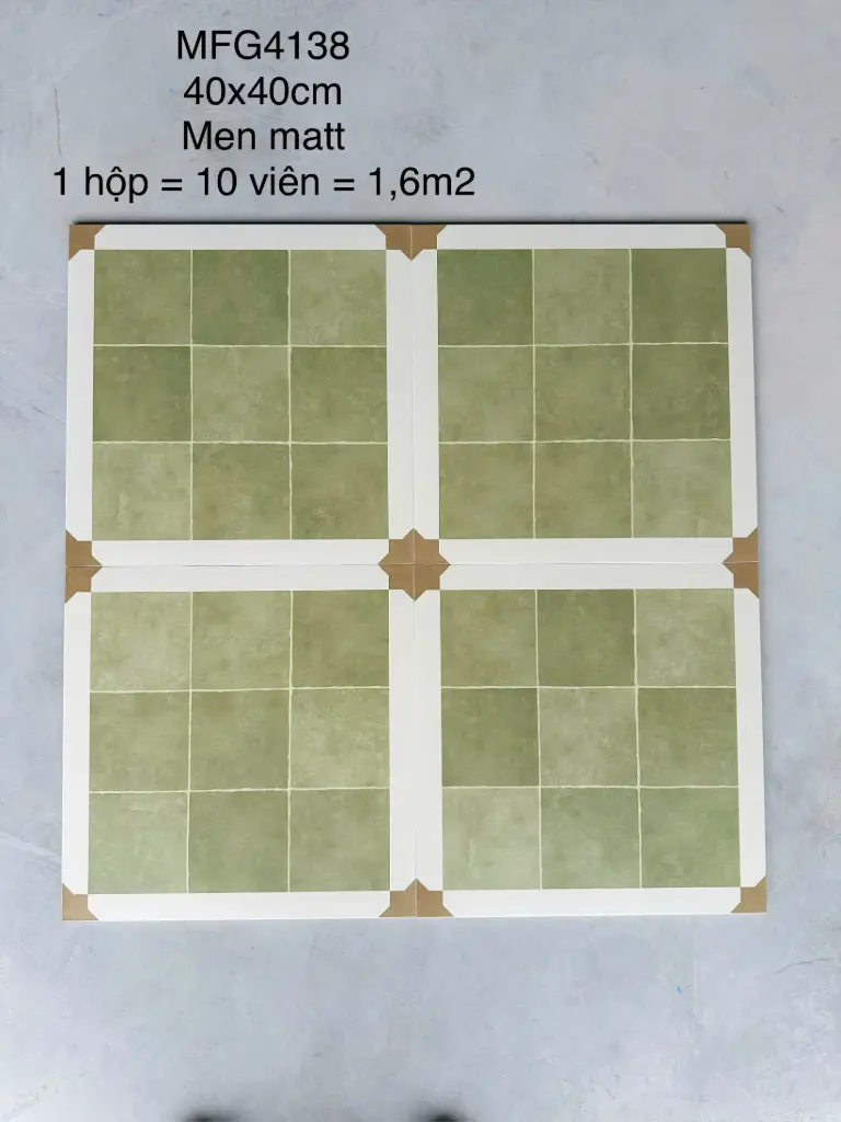 [DSC-MFG4138] Gạch Bông KT 400x400mm mã MFG4138 (1h/1,6m/10v/28.5kg)