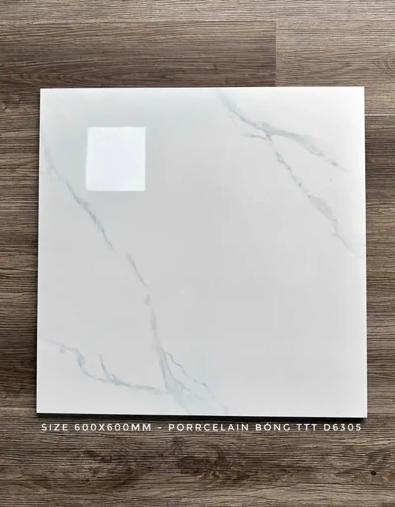 [DSC-TTT D6305] Gạch ốp lát xương Porcelain bóng Kt 600x600mm mã TTT D6305