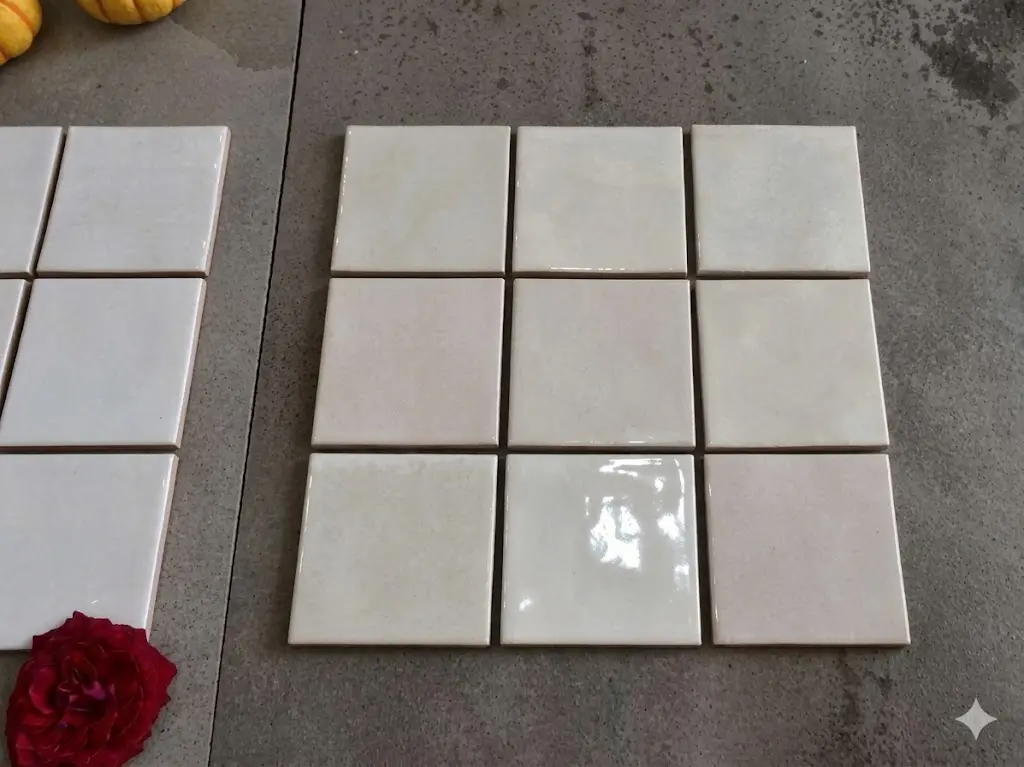 [DSC_DS1101G] Gạch thẻ VN gợn KT 100x100mm màu be DS1101G