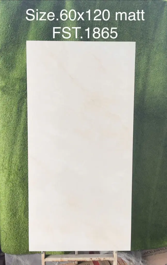 [DSC-FST 1865] Đá mờ kem vân đá KT 600x1200mm mã FST 1865