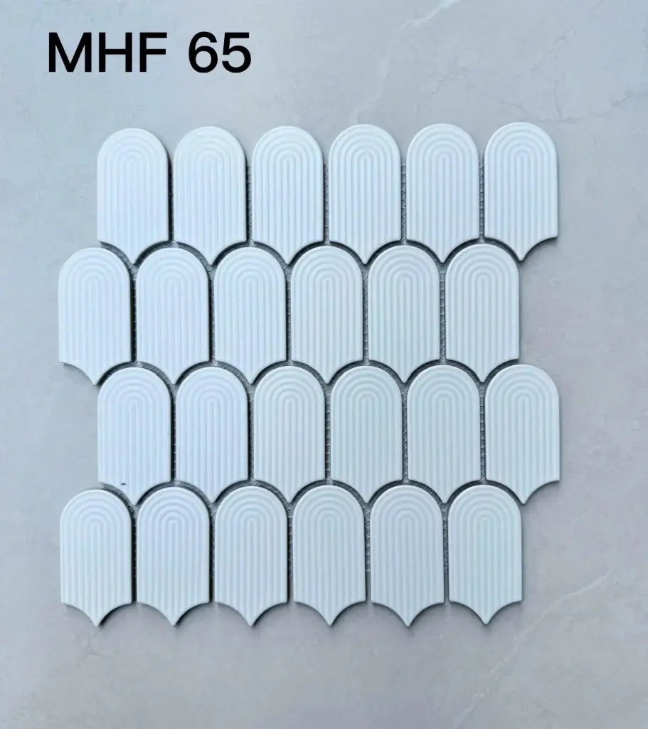 [DSC-MHF 65] Gạch mosaic vảy cá (20 vỉ / thùng /1.714m2) mã MHF 65