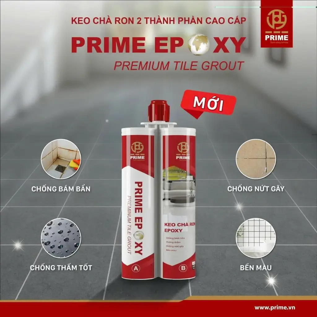 [DSC-E813] Keo chà ron Prime Epoxy E813 Màu cà phê (Coffee Brown, 1 cặp = 500g)