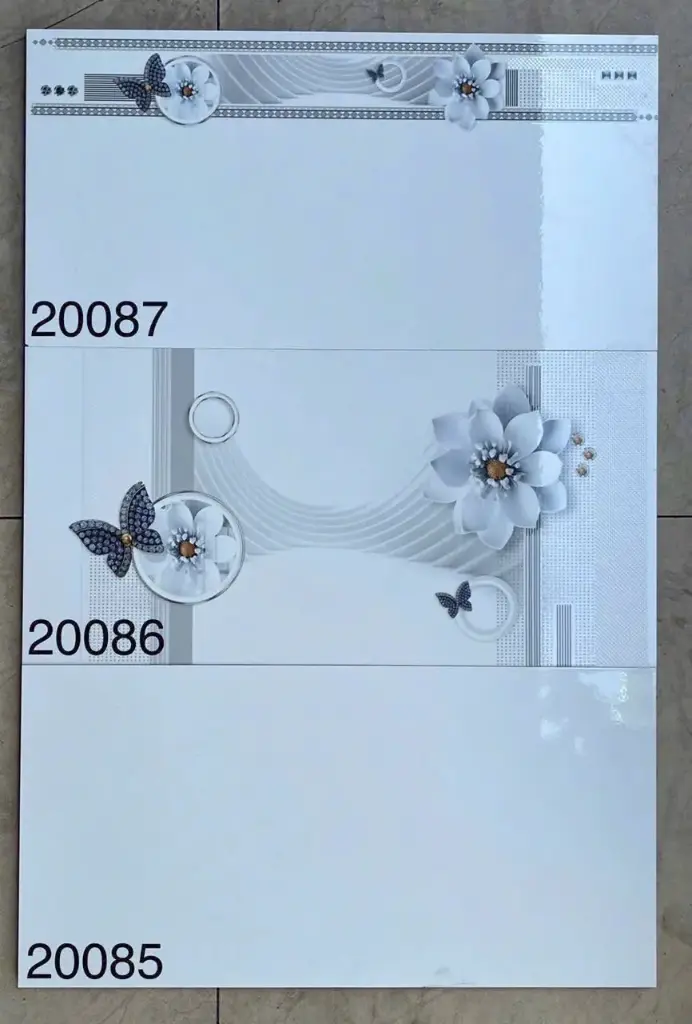 [DSC-20085] Gạch ốp trắng trơn KT 300x600mm mã 20085