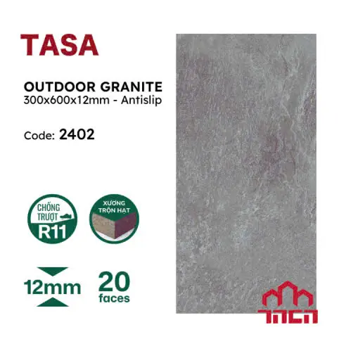 [DSC-2402] Gạch vân đá kích thước 300x600x12mm mã 2402